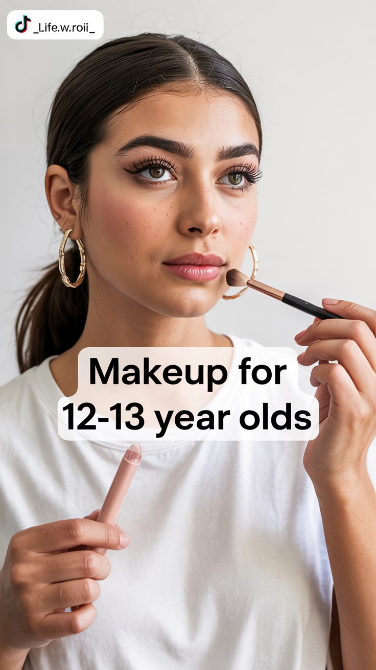 Easy Makeup Tutorial for 12-13 Year Olds Natural Beginner Look