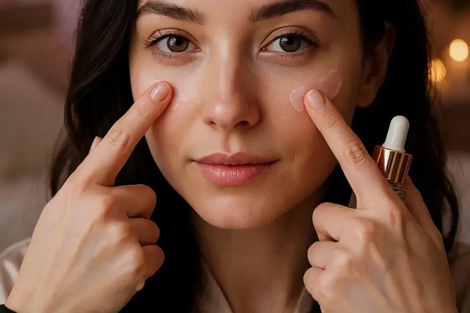Night Skincare Routine for Dark Circles | Gentle Oil & Moisturizer Tips | Reduce Eye Bags Overnight