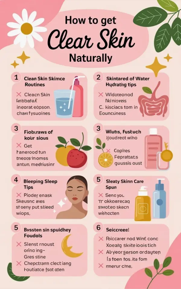 Clear Skin Naturally: 6-Step Skincare Routine for Acne-Free Glow