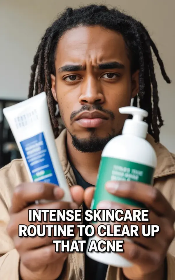 Intense Acne Skin Care Routine for Men | Clear Skin Tips with Dreadlocks | Product Picks
