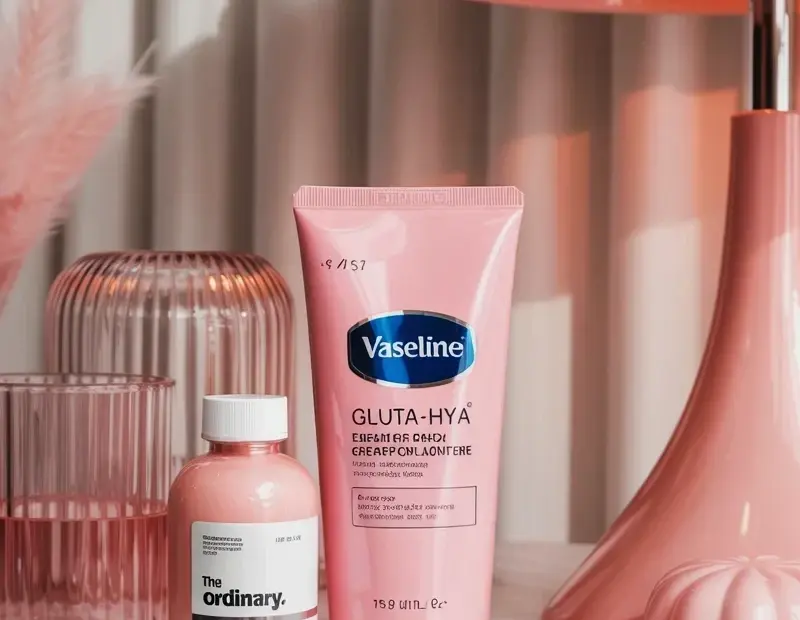 My Cozy Pink ASMR Skincare Routine with Vaseline Gluta-Hya ๐