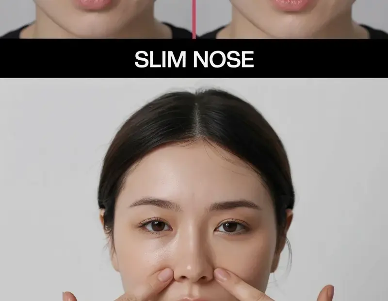 Slim Nose Massage Tutorial - Easy Face Exercise to Define Your Nose