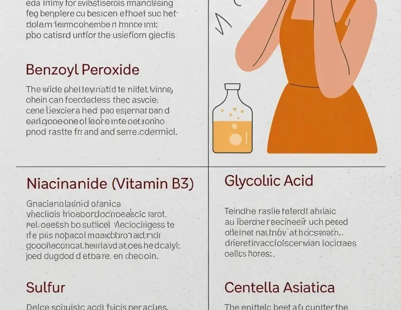 Acne Prone Skin: Best Active Ingredients to Look For (Infographic)