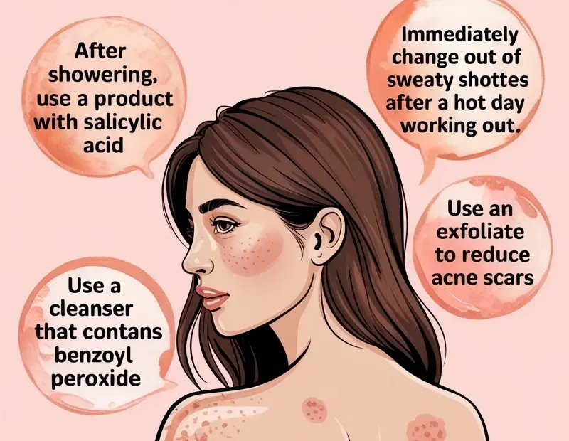 Getting Rid of Body Acne with Salicylic Acid Cleanser Tips