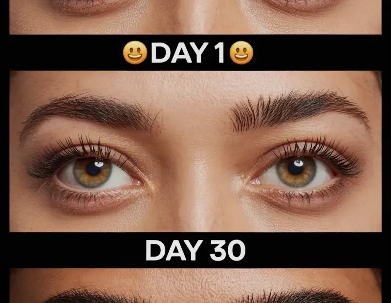 Cateye transformation before and after | 30 day lash & brow journey